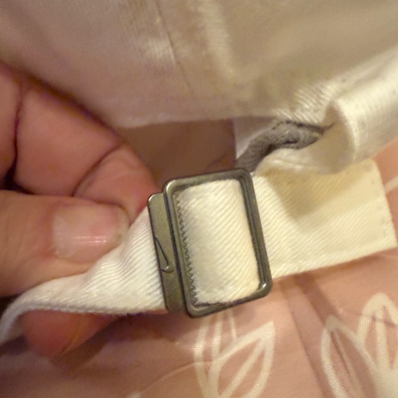 Nike White Cap with Gold Swoosh. Eastern Texas Baptist University. ETBU - Picture 10 of 15